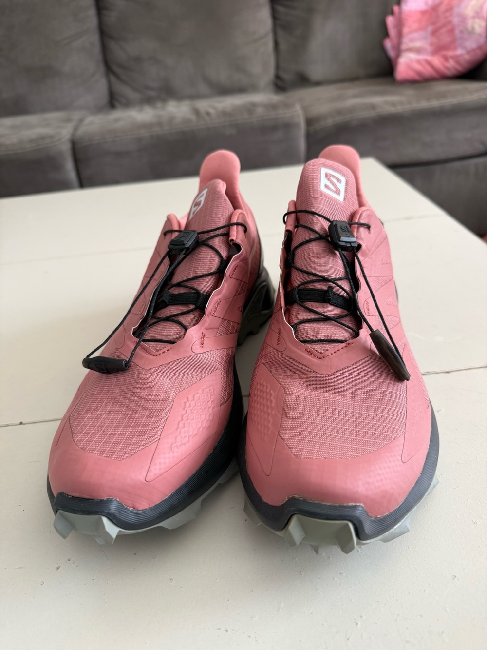 Salomon Supercross GORE-TEX Pink Dusty Rose Trail Running Shoes Hiking Gorpcore - Picture 2 of 8
